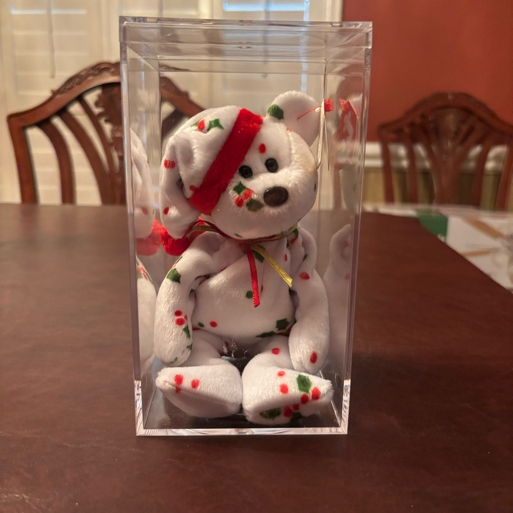 ty Original Beanie Baby - Holiday Teddy 1998